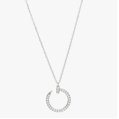 18K White Gold Diamond Eternal No 2 Necklace
