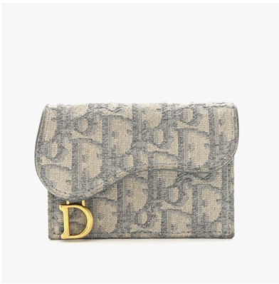 Soft Calfskin Diagramme Zip Around Wallet Black 1
